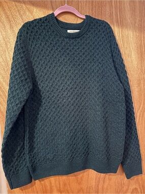 Primark Men's Crewneck Sweater in Green